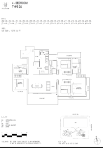hillhaven 4 bedroom layout floorplan